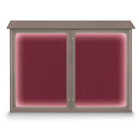 United Visual Products Open Faced Traditional Corkboard, 72x48" UV646A-WHITE-BLACK